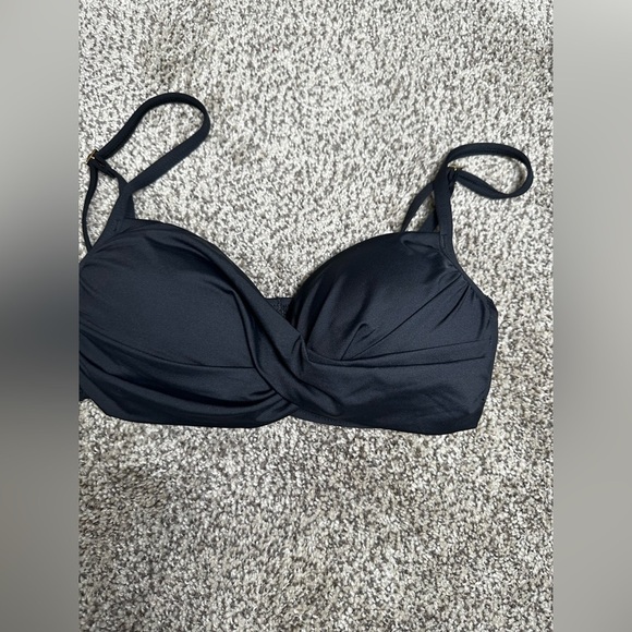 Women’s Bikini Top 4 Push Up Black by La Blanca Swimsuit Built In Bra Wireless - Picture 2 of 12